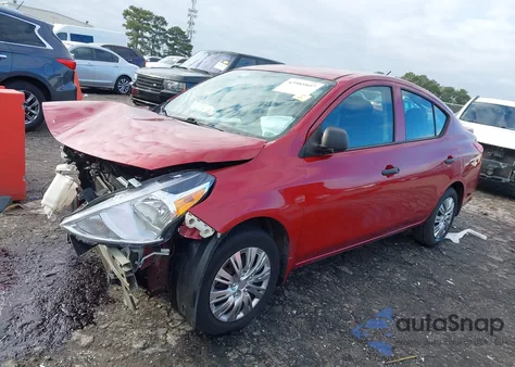 2015 Nissan Versa 1.6 S+ z USA, uszkodzony, nr VIN 3N1CN7APXFL918579